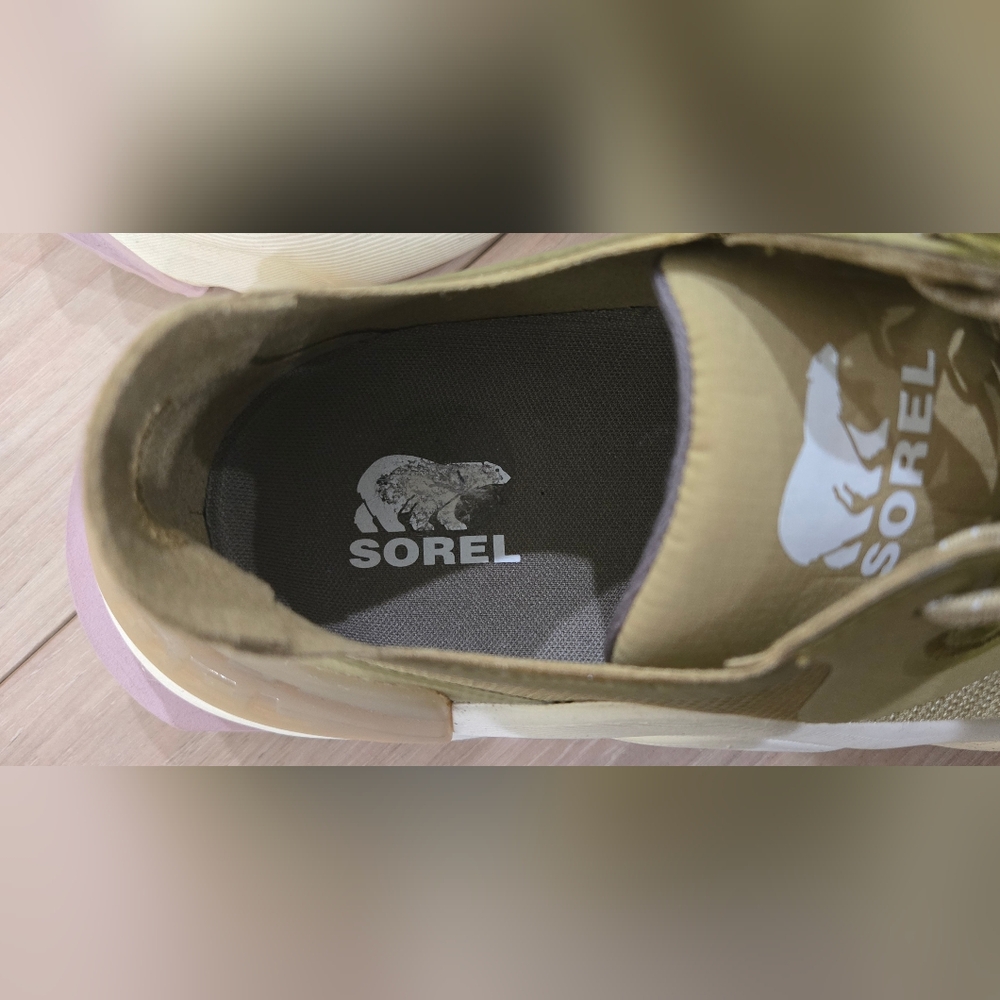 Sorel Women's Kinetic RNEGD Float Sneakers - Olive - Picture 10 of 10